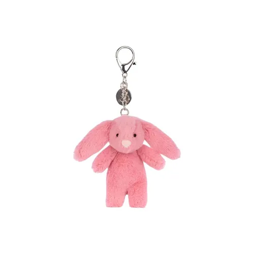 JELLYCAT Shy Pink Bunny Кукла Плюшевая Подвеска 8 см Высота