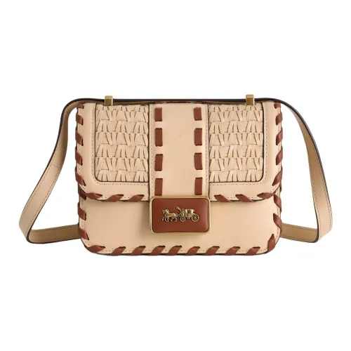 COACH Alie Коровья кожа Сумка через плечо Сумка на плечо Маленькая Женская Айвори белый