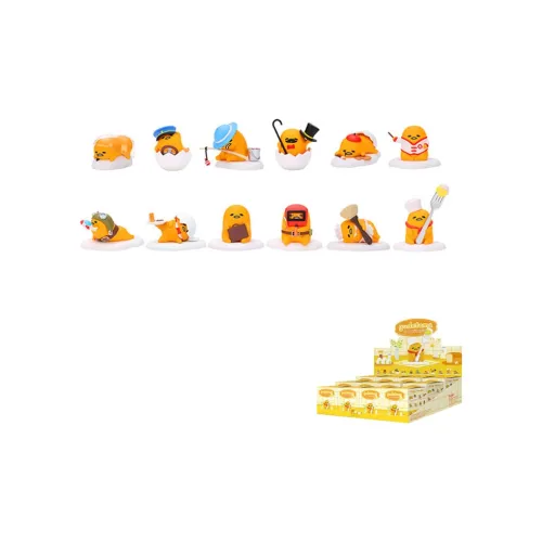 POP MART GUDETAMA Career Collection Слепые коробки Один Mystery Коробка Целая коробка 12 шт