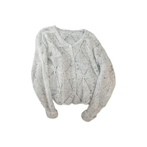 Cypress House Светло-серый синий Женский трикотаж