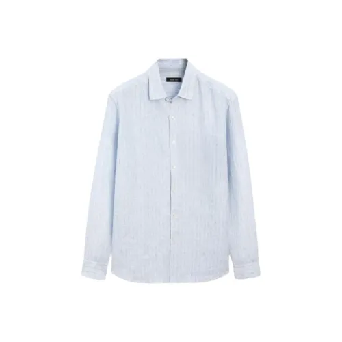 Massimo Dutti Мужские Синие Рубашки