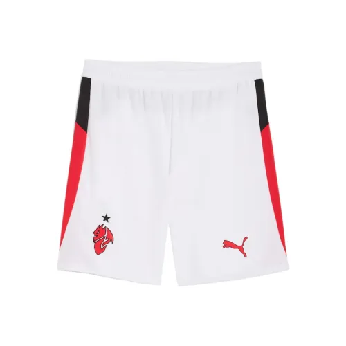 PUMA ACM Белые Мужские Футбольные Штаны