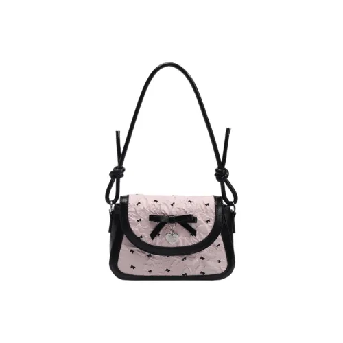 NATTY Искусственная кожа Сумка через плечо Стандартная Женская Розовая