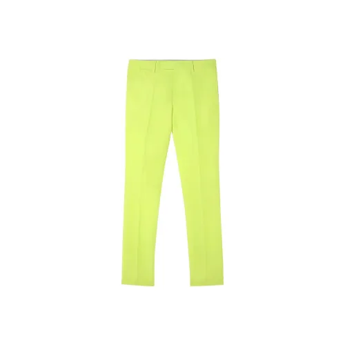 VERSACE SS23 Повседневные брюки Мужские Желто-зеленые
