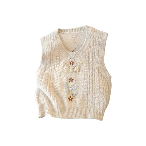 Cypress House Овсяные Женские Жилеты