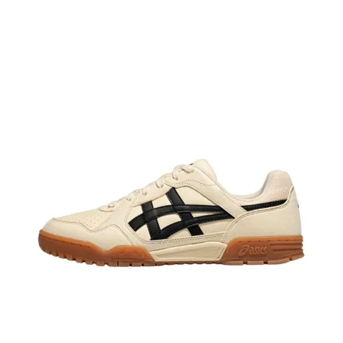 Asics COURT MZ 3,0 Slip-on Устойчивый к истиранию Низкий Топ Скейтбординг Кроссовки Унисекс Бежевый