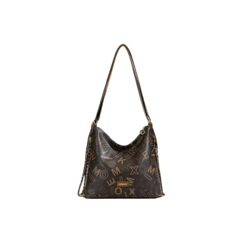 ALOENEY ПУ (полиуретан) Сумка через плечо Унисекс Коричневый