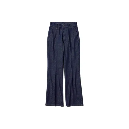 UNIQLO Морской синий Женские Джинсы