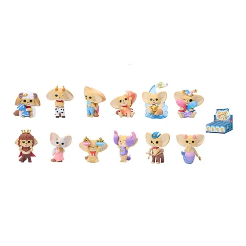 POP MART Kenneth Little Fox Constellation Collection Blind Boxes Single Mystery Box Целая коробка 12 шт