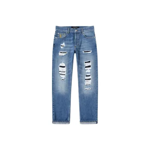 Alexander McQueen Джинсы Мужские Синие