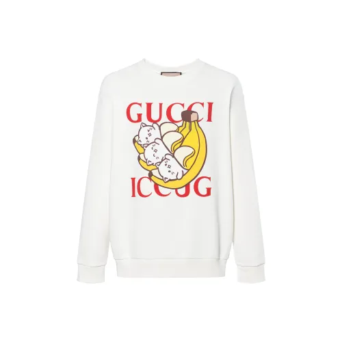 GUCCI Белый Унисекс Свитшоты