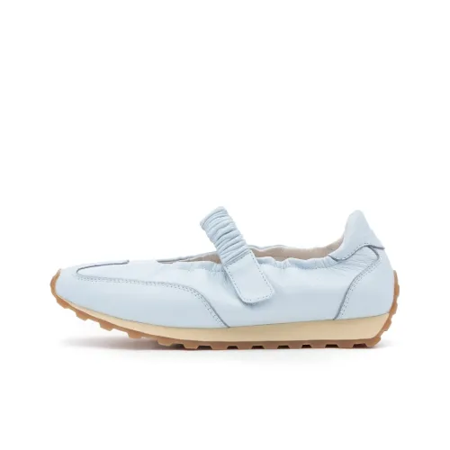 FOOT INDUSTRY Mary Jane Shoes Light Sky Blue Women's
