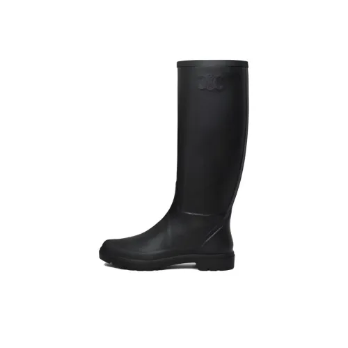 CELINE Triomphe Резиновые сапоги Женские Черные