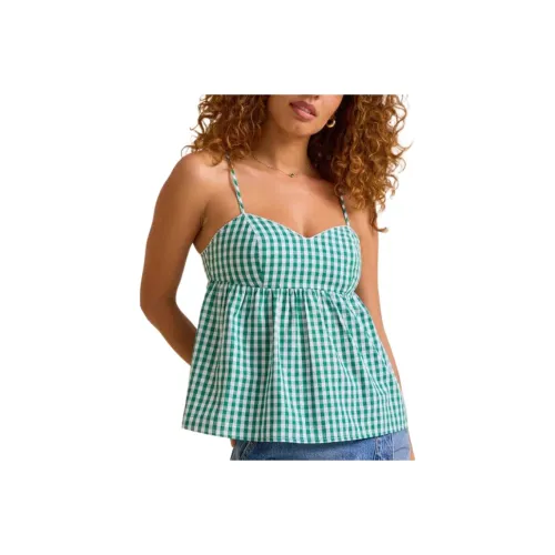 ALTAR'D STATE Ферн GINGHAM Бабydoll Танк Топ на бретелях Женские