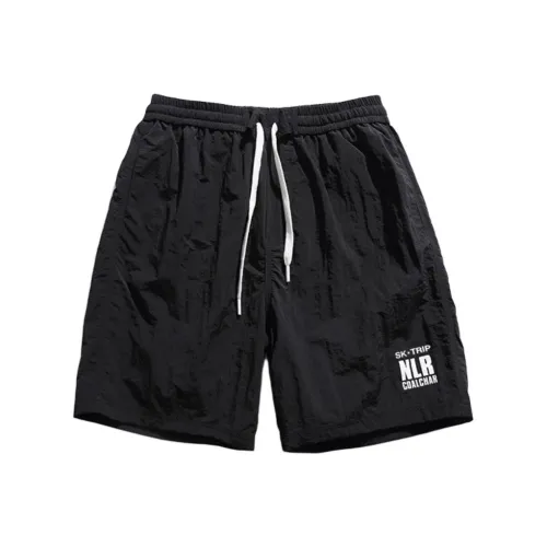SK.TRIP Мужские карго шорты черного цвета