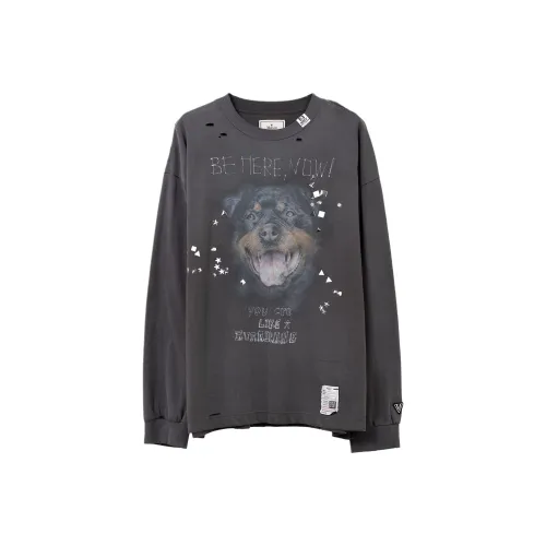 Maison Mihara Yasuhiro Черные Мужские Рубашки