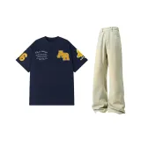 Темно-синий + Грязно-желтый