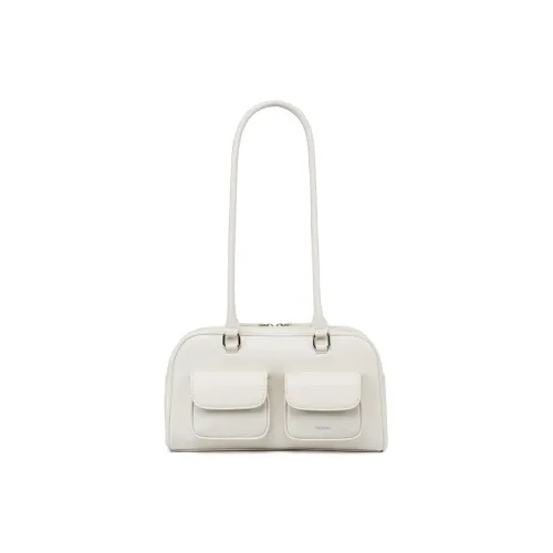 NEELEY Сумка из коровьей кожи Boston сумка через плечо среднего размера женская цвет молочный белый