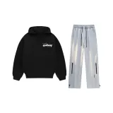 Set (Черный свитшот + Серые брюки)