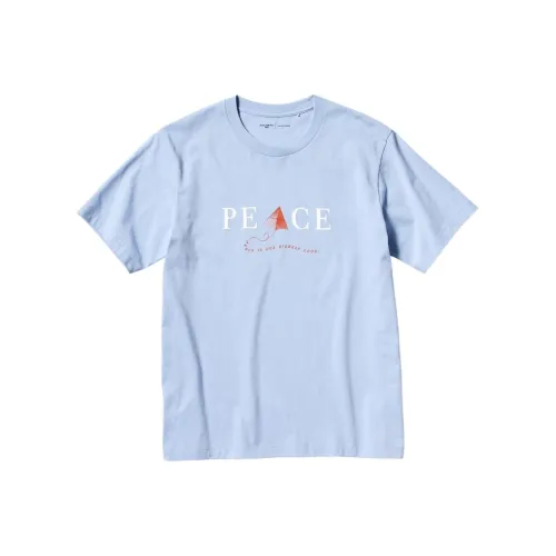 UNIQLO Синие Унисекс Футболки