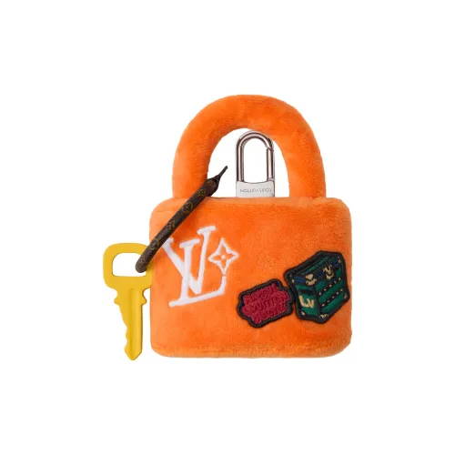 LOUIS VUITTON Коллаборация с Nigo Искусственный мех Сумка Аксессуар Унисекс Оранжевый