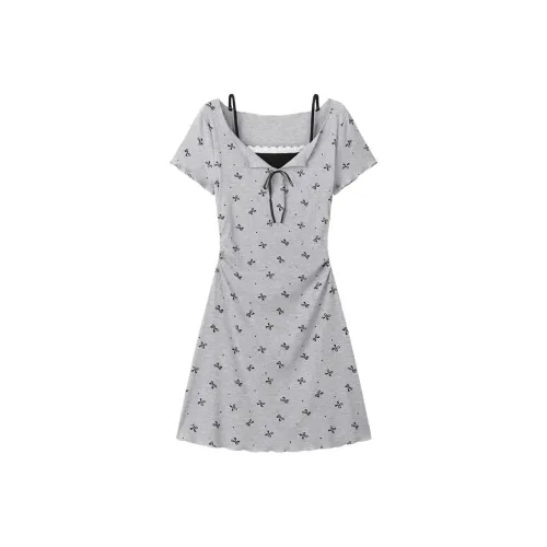 Giyu Короткий рукав Платье Женское