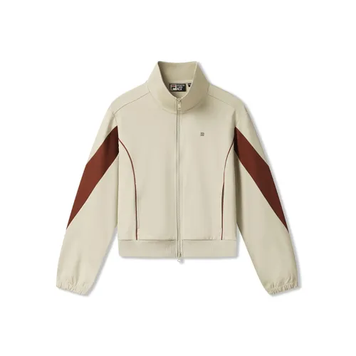 FILA белый Прилив Пенный серый GY Женские Куртки