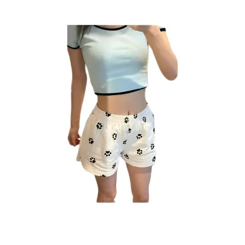 TONYBEAR Белые Женские Повседневные Шорты