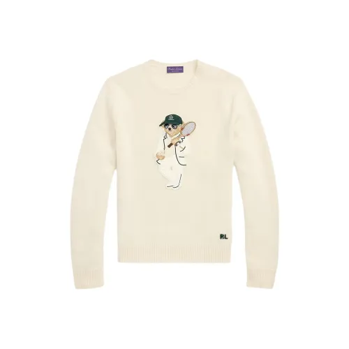 Ralph Lauren Purple Label Классический Кремовый Мужской Кашемировый Свитер