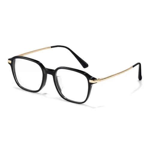 ZIPPO Пластина And Металл Квадрат Оправы для очков Унисекс Черный