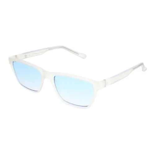 Adidas Ацетат Прямоугольные Солнцезащитные очки Унисекс Прозрачные