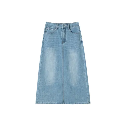 YICHEN Деним Длинная Юбка Женская