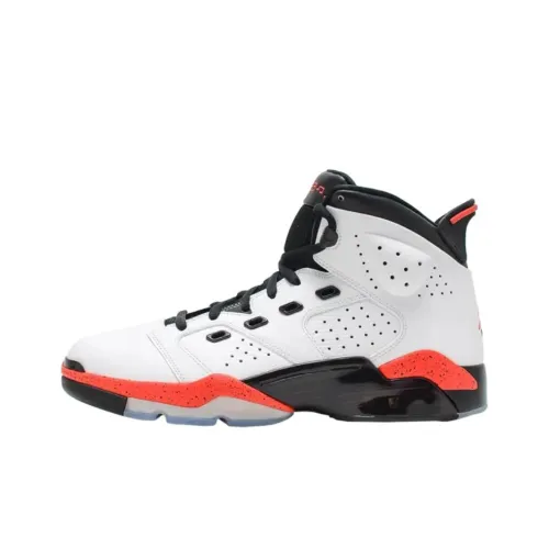 Jordan Air Джордан Инфракрасный Красный 23 Износостойкие Высокие Баскетбольные Кроссовки Мужские Белые