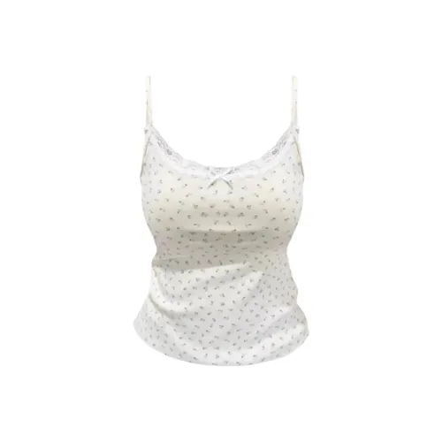 ABBY GODDESS Белый топ на бретелях Женские топы