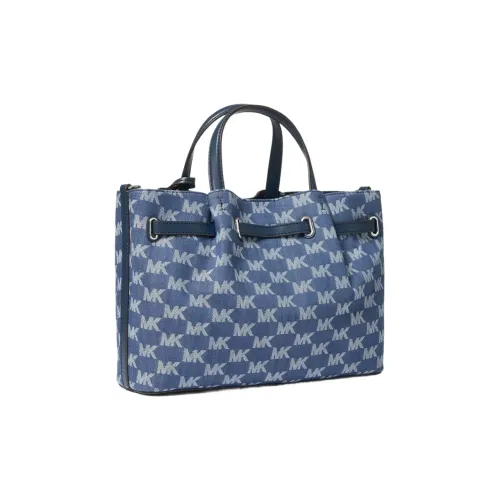 MICHAEL KORS Carson Horsebit Застежка Tote Bag Large Женская Джинсовый Синий