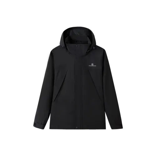 CAMEL Ветрозащитная куртка с капюшоном отталкивающая воду мужская