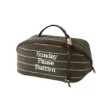 Сумка для макияжа с полосами