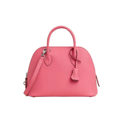 HERMES Bolide Evercolor Телячья кожа Сумка для боулинга Сумка на плечо Сумка Женская 8W Розовый Azalee Новый Помада Пудра