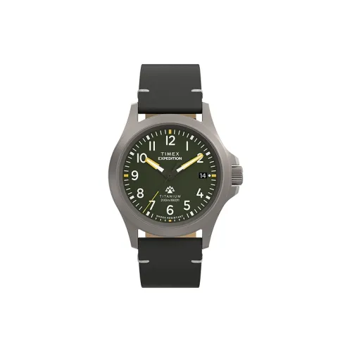 TIMEX EXPEDITION Collection Мужские наручные часы кварцевый механизм 38 мм зеленый циферблат