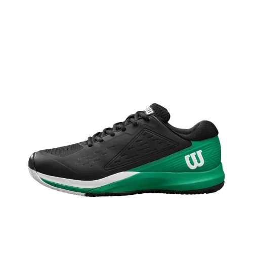 Wilson Rush Pro Ace Теннисные кроссовки Низкий топ Черный Зеленый Мужской