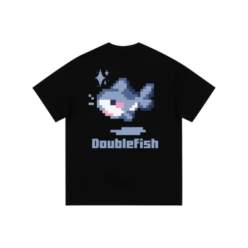 Двойная рыба Унисекс T-рубашки