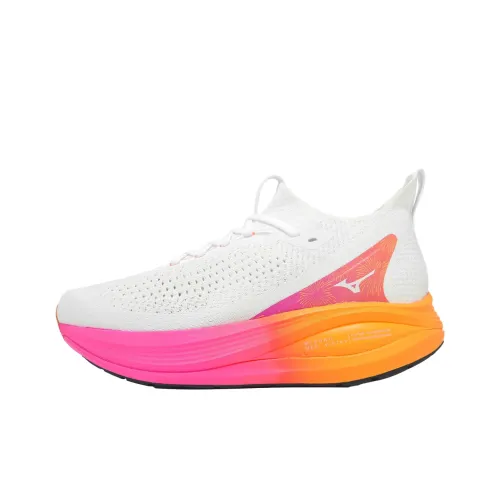 Mizuno Neo Vista 2 Дышащая Поддержка Низкий Топ Повседневные Беговые Кроссовки Мужские Белые