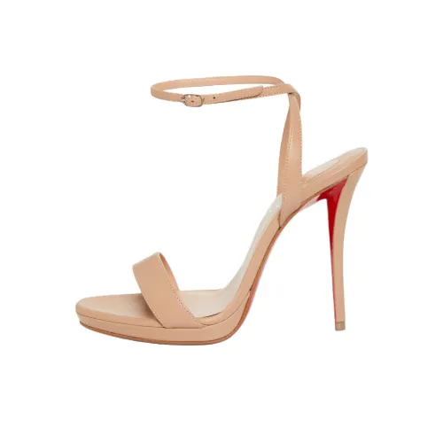 CL Loubi MISS Z Сандалии Queen One Ремешок Сандалии 12 см Женские Коричневый