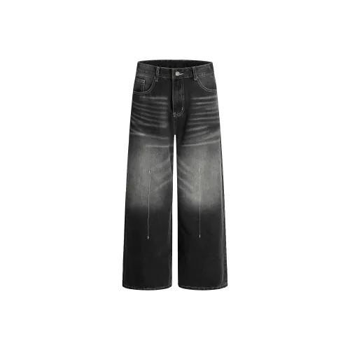 51XXHA Черные Унисекс Джинсы