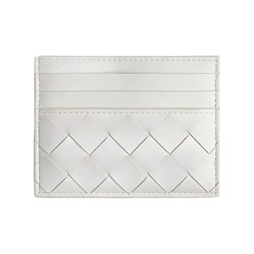 Bottega Veneta Наппа Кожа Кожаный Картхолдер Унисекс Белый