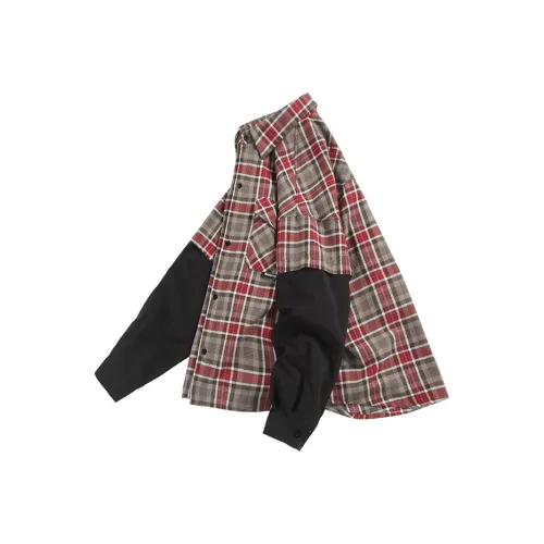 MAOQIAOYI Красная унисекс рубашка