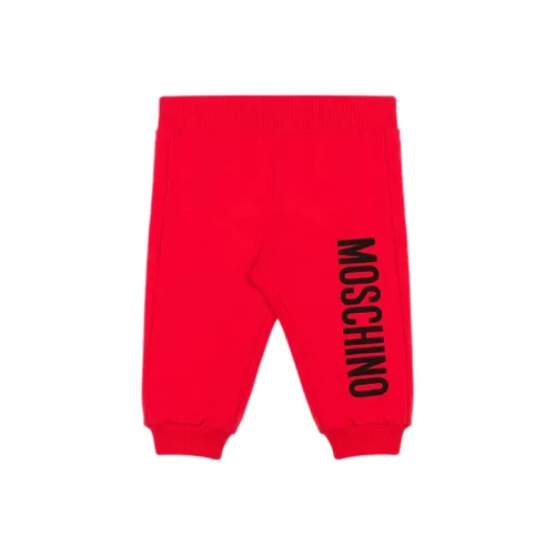 MOSCHINO Брюки с принтом флисовые для малышей и детей дошкольного возраста