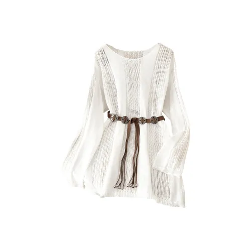 Cypress House Белый Женский Трикотаж