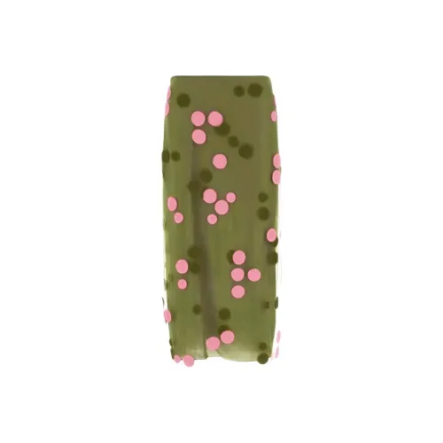 Leather Cat Повседневная Длинная Юбка Женская