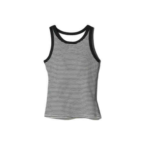 UNIQLO Черные Женские Майки